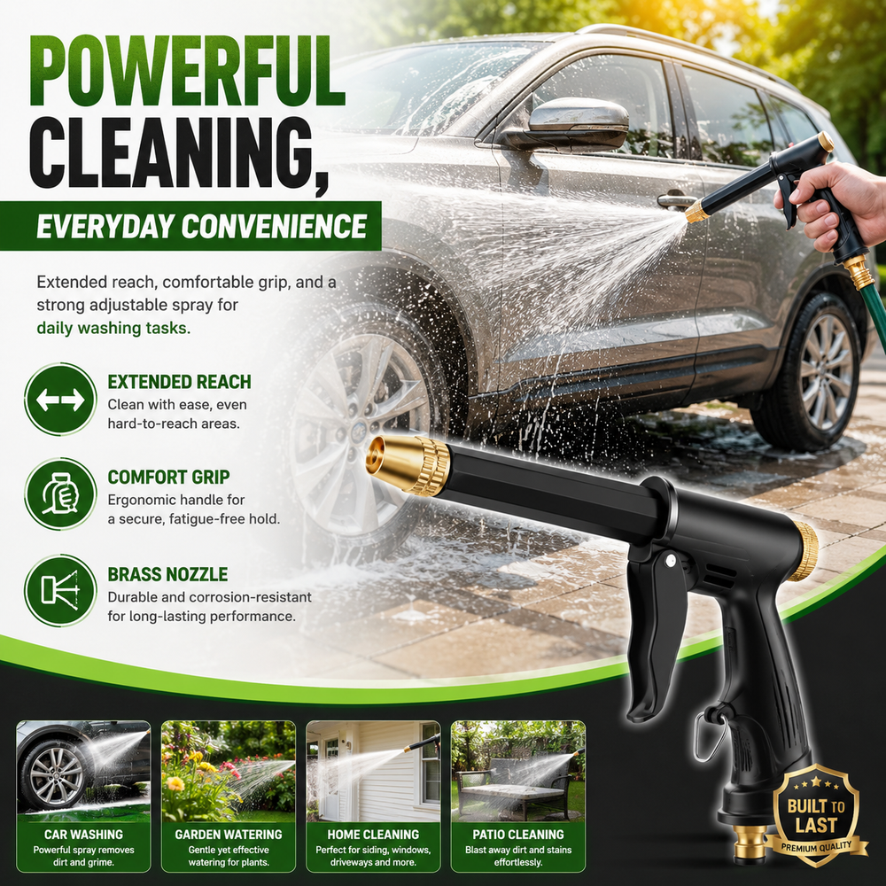 🔥Hot Sales 49% OFF💦Powerful High-Pressure Home Car Wash & Garden Sprayer